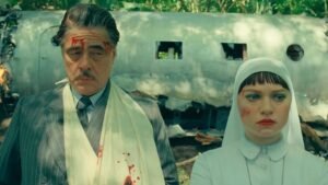 Mia Threapleton in The Phoenician Scheme