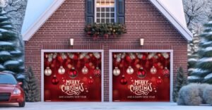 Christmas Garage Door Decoration