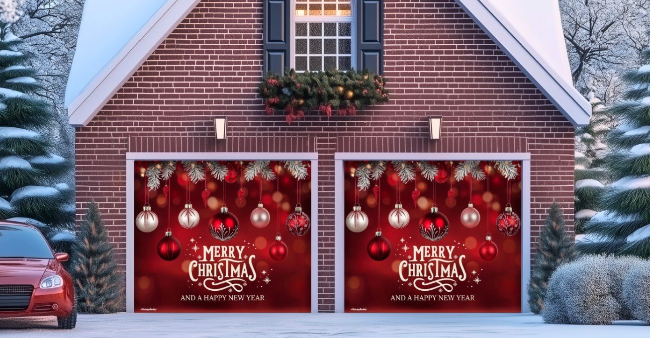 Christmas Garage Door Decoration